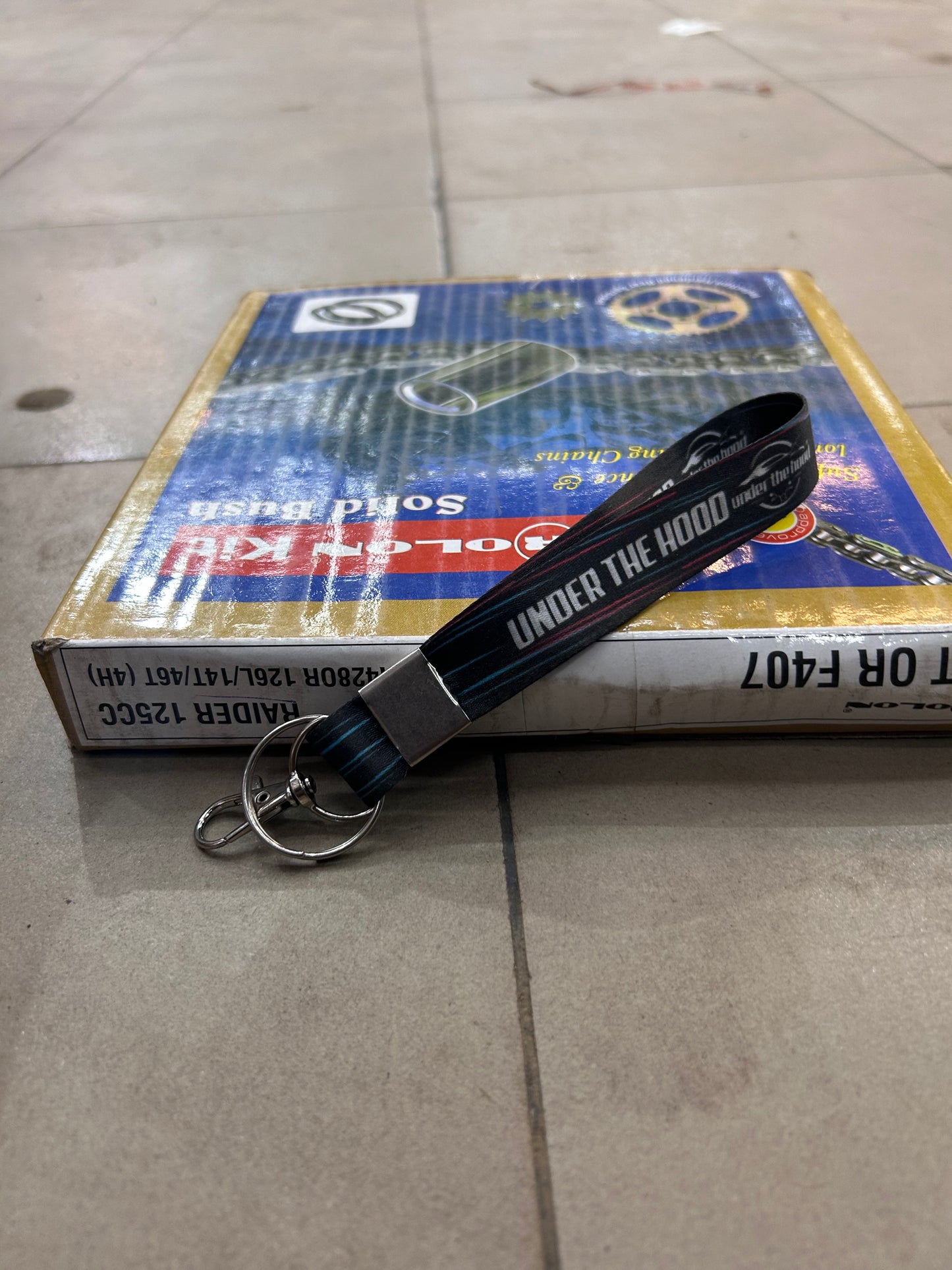 Rolon Chain & Sprocket Kit OR F407 – TVS Raider 125 (14T/46T, 126-Pitch) – Standard Steel Kit for Daily Riding