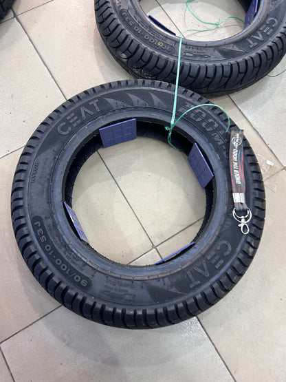 CEAT Zoom X3 90/100-10 53J Tubeless Scooter Tyre – Front/Rear for Honda Activa, Dio, Hero Pleasure, Yamaha Ray, Suzuki Access & More