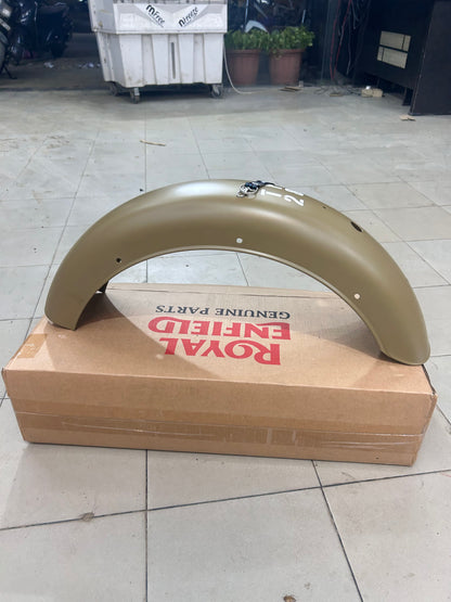Royal Enfield Classic 350 / 500 UCE Rear Mudguard – Desert Storm Colour with Sticker – 873149 – Genuine OEM