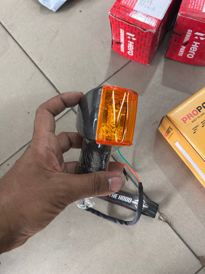 Hero Splendor Plus Universal Amber Indicator / Winker Assembly | PRO Parts | 33400KCC710PROS
