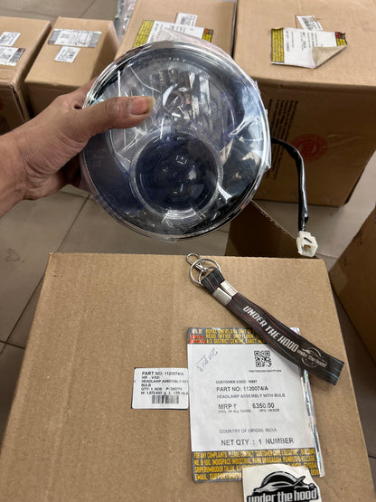 Royal Enfield Headlamp Assembly with Bulb – 1120074/A | OEM Headlamp for Thunderbird-X 350