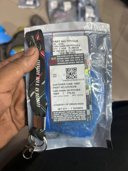 575103 – Cam Chain 120 Pitches (Timing Chain) for Royal Enfield 650 Twins – Interceptor 650, Continental GT 650, Super Meteor 650, Shotgun 650 (same 648cc twin) – Genuine OEM