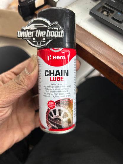 Hero Genuine Chain Lube Spray 100ml – SPDCHL0001S – Smooth, Rust-Resistant Chain Care for Harley X440 / 440X & Hero Mavrick 440