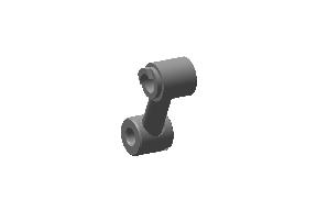 Royal Enfield 145540B pillion footrest support bracket LH for Bullet 350 500 UCE