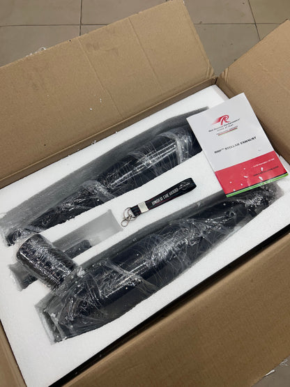Red Rooster Black Matte Exhaust for Royal Enfield Interceptor 650 & Continental GT 650 – Stellar Edition
