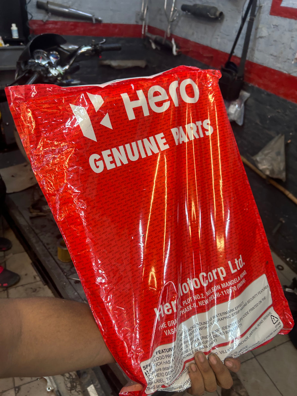 Hero Super Splendor Leg Guard / Engine Guard 50803KTC900S | Genuine