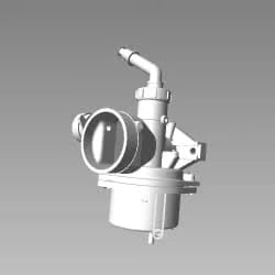 Hero Genuine Carburettor Assembly (Carburetor Assy) for Splendor+ | Part No 16100KWH762S