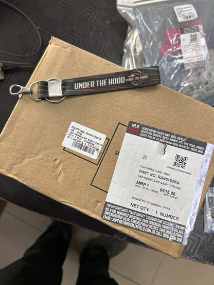 Royal Enfield Bear 650 / Interceptor 650 / Continental GT 650 LED Headlamp Assembly (Chrome) – RAN01028/A (Genuine OEM)