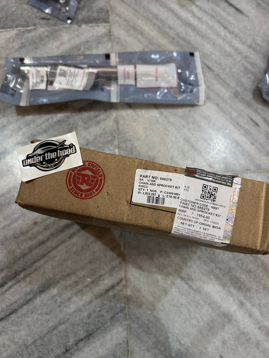 Royal Enfield 888278 – Chain & Sprocket Kit (535cc) for Continental GT 535 (Euro 3 & Euro 4) – Genuine OEM