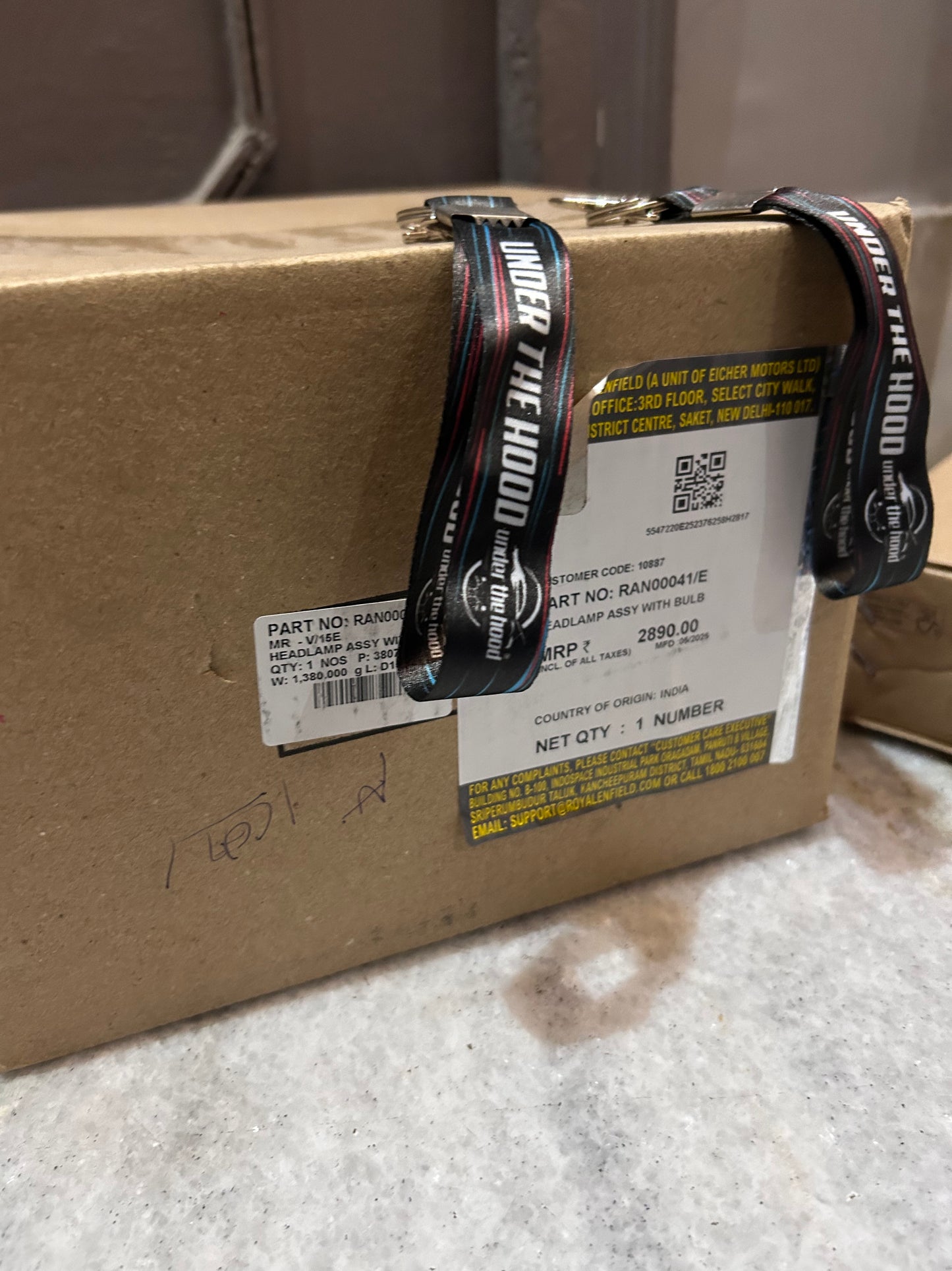 Royal Enfield Meteor 350 Headlamp Assembly with Bulb – Genuine OEM (RAN00041/B)