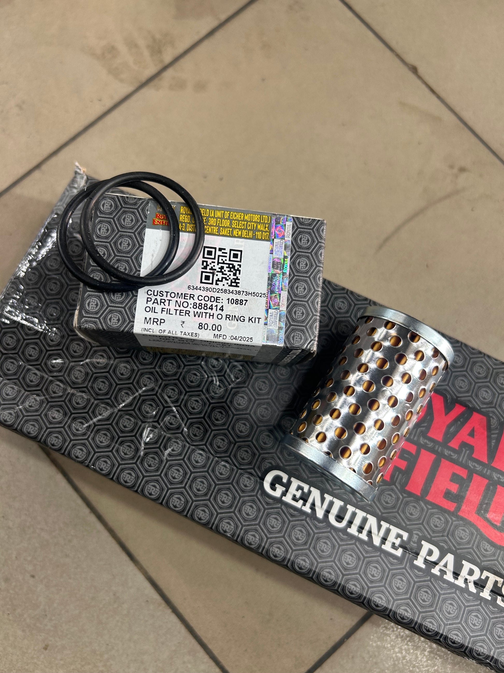 Bullet 350 Royal Enfield Engine Oil Filter Oil Filter Engine Oil