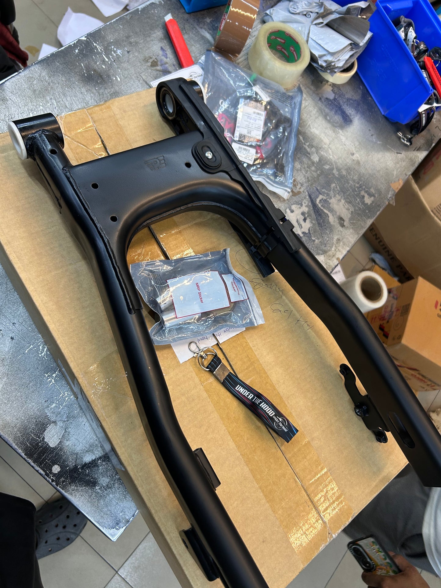 Swing Arm Main Assembly (Rear Swingarm) – Matte Black for Royal Enfield 350 Platform (Verify by VIN/Photo) – RAR00103/B