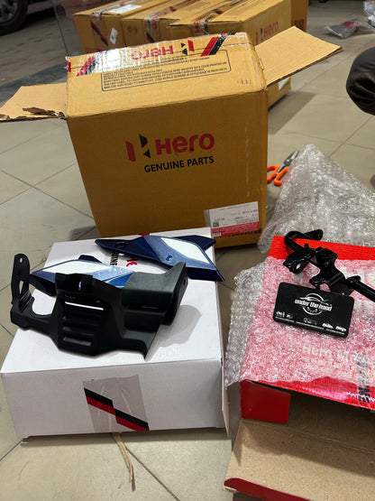 Hero Genuine Belly Pan Assembly Kit for Glamour X 125 - 5 Colour Options