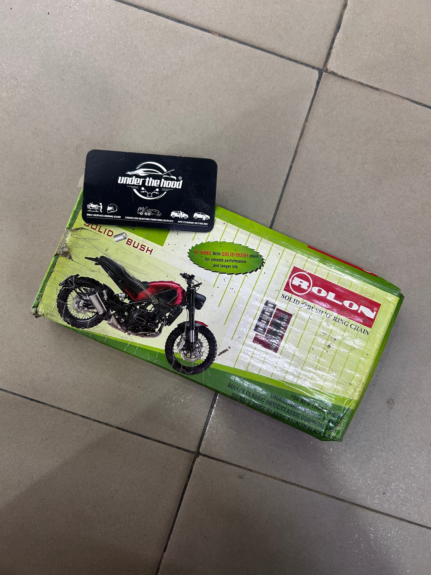 Rolon R1595BSOR-102-1 Drive Chain for Royal Enfield UCE Disc & Drum Variants – 102 Links