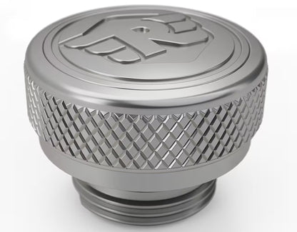 Royal Enfield 1990236 silver oil filler cap machined billet aluminium