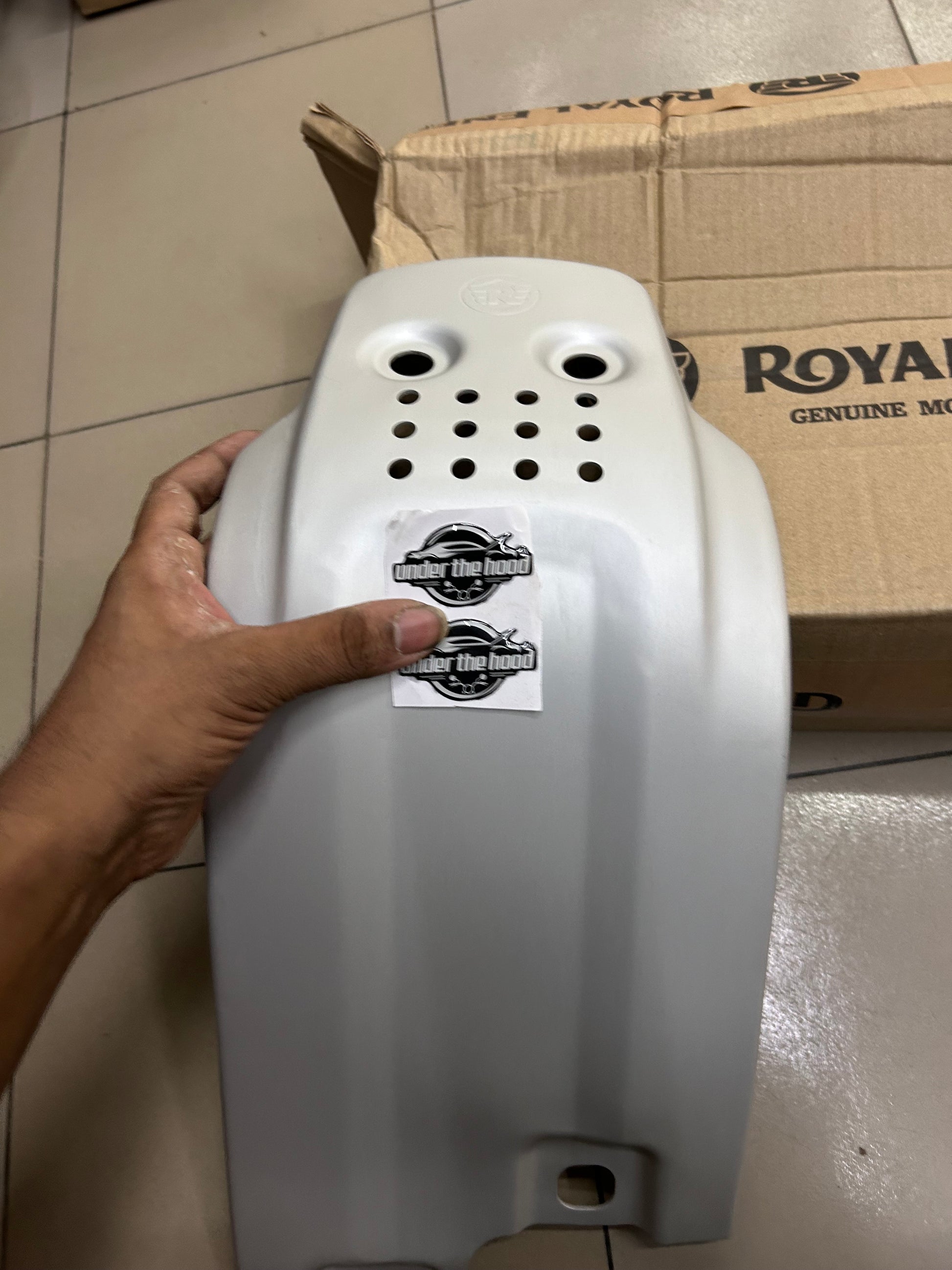 1990552 Silver Large Sumpguard – Interceptor & GT 650 OEM