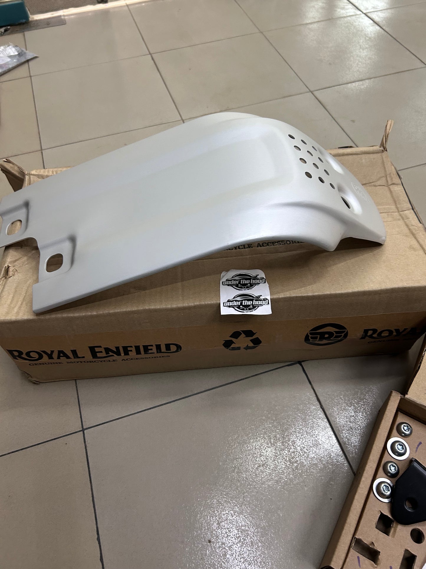 1990552 Silver Large Sumpguard – Interceptor & GT 650 OEM