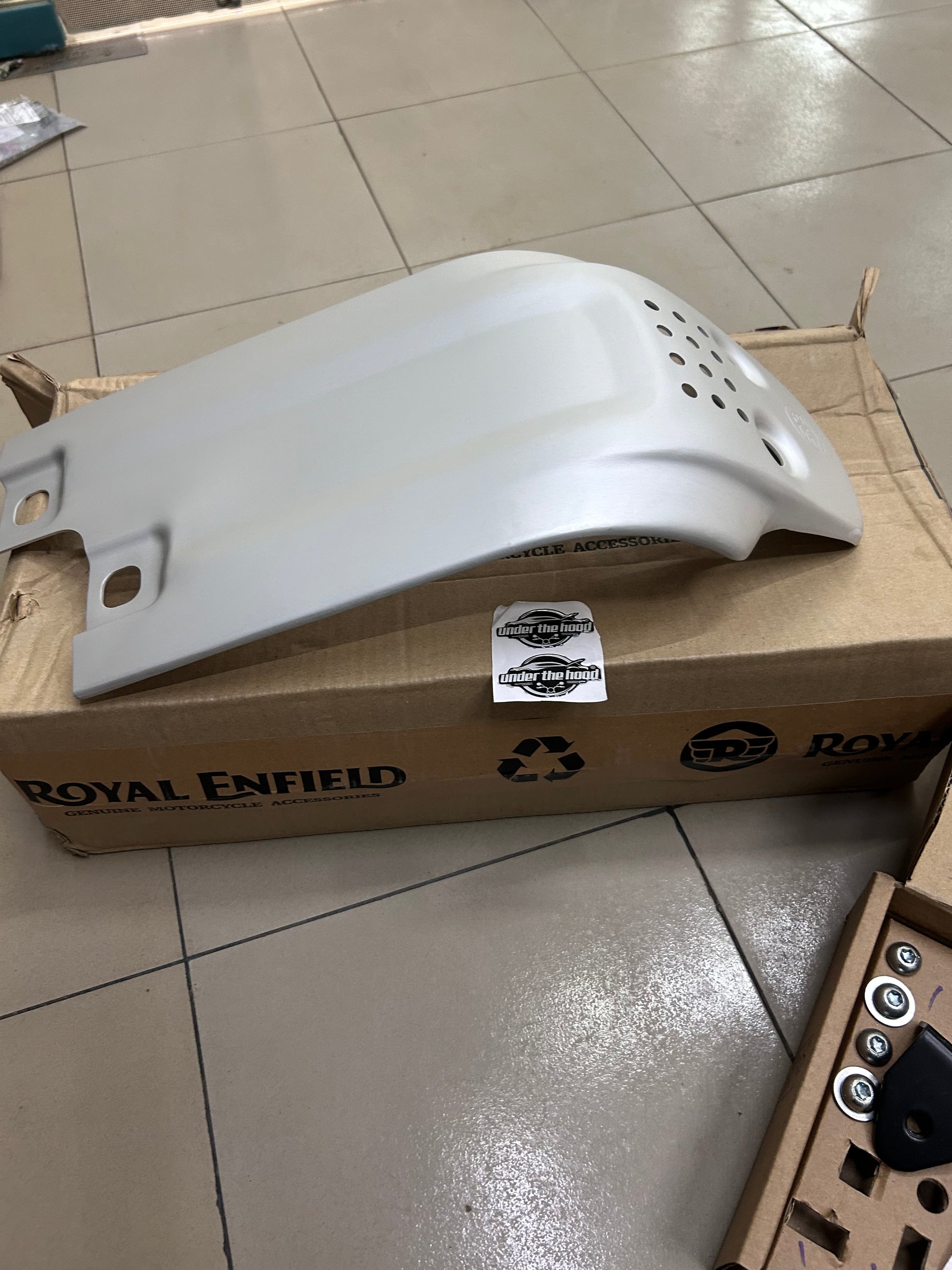 1990552 Silver Large Sumpguard – Interceptor & GT 650 OEM