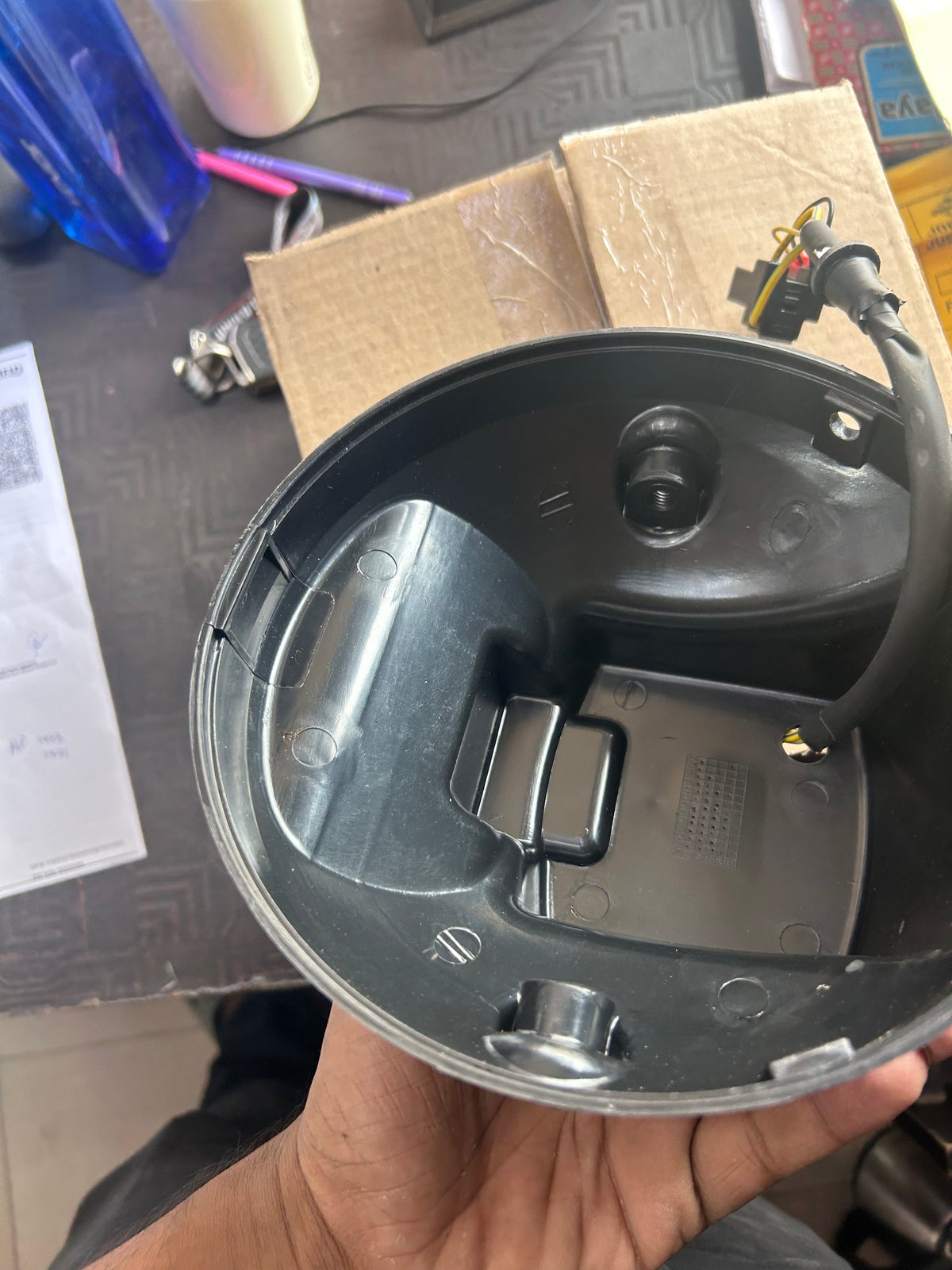 Royal Enfield Headlamp Casing with Harness Assembly 587376/A for Himalayan 411