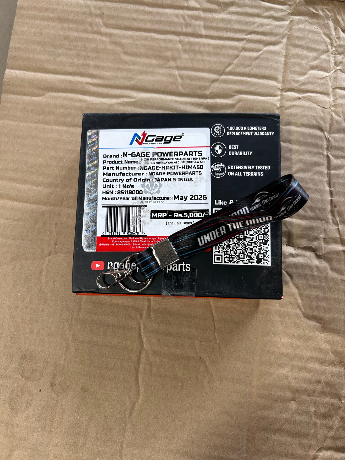 NGage Performance Ignition Kit NGAGE-HPKIT-HIM450 – Himalayan 450 & Guerrilla 450 | NGK LMAR8BI-9 + Racing HT Cable