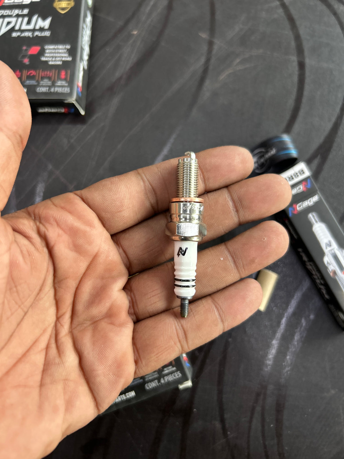 NGage B8RII-8 Double Iridium Spark Plug – Interceptor/GT 650, Himalayan 411, R15, MT-15, Ninja 300, Jawa, Yezdi & More
