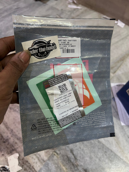 Genuine Royal Enfield Fuel Tank Sticker LH for Classic 350 ABS (BS4) | 1041119/A