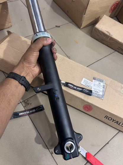 Royal Enfield Classic 350 Reborn LH Front Fork Assembly Texture Black RAH00912/A