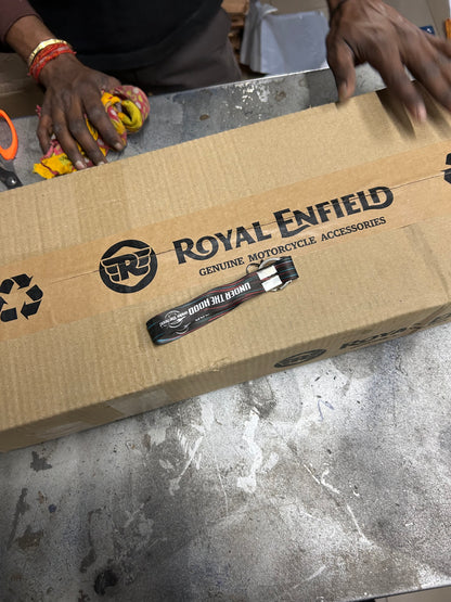 Black Touring Handlebar Kit (Comfort Handlebar) for Goan Classic 350 / Classic 350 (Reborn J-Series) / New Bullet 350 – KXA00800 (Includes Extended Cables)