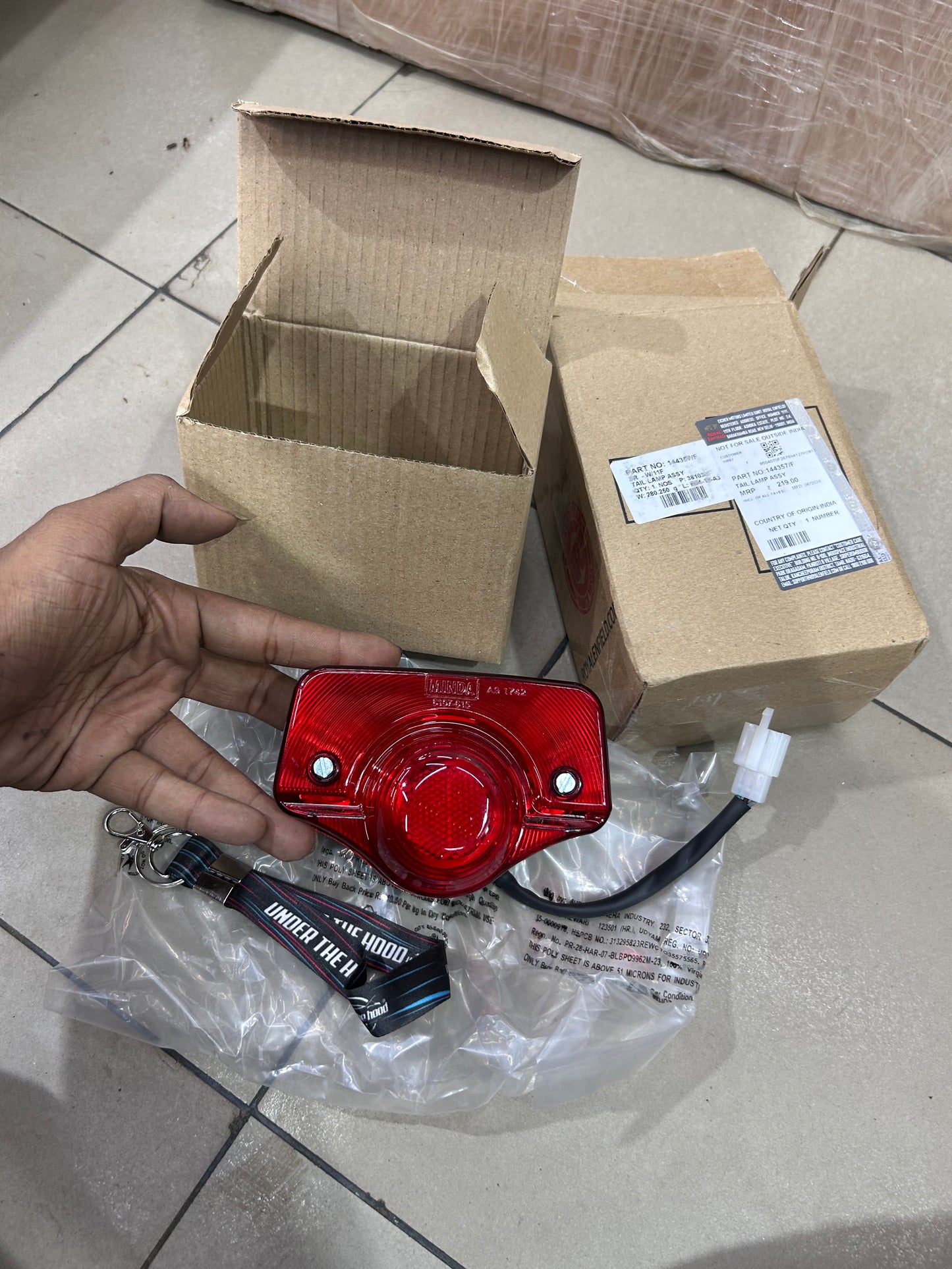 Royal Enfield Bullet 350 KS/ES & Old Bullet Tail Lamp Assembly 144357/F
