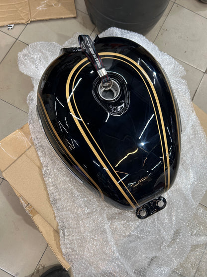 Fuel Tank With Sticker STD Black GPTECH BVI for Bullet 350 UCE KS/ES – Genuine Royal Enfield 866130