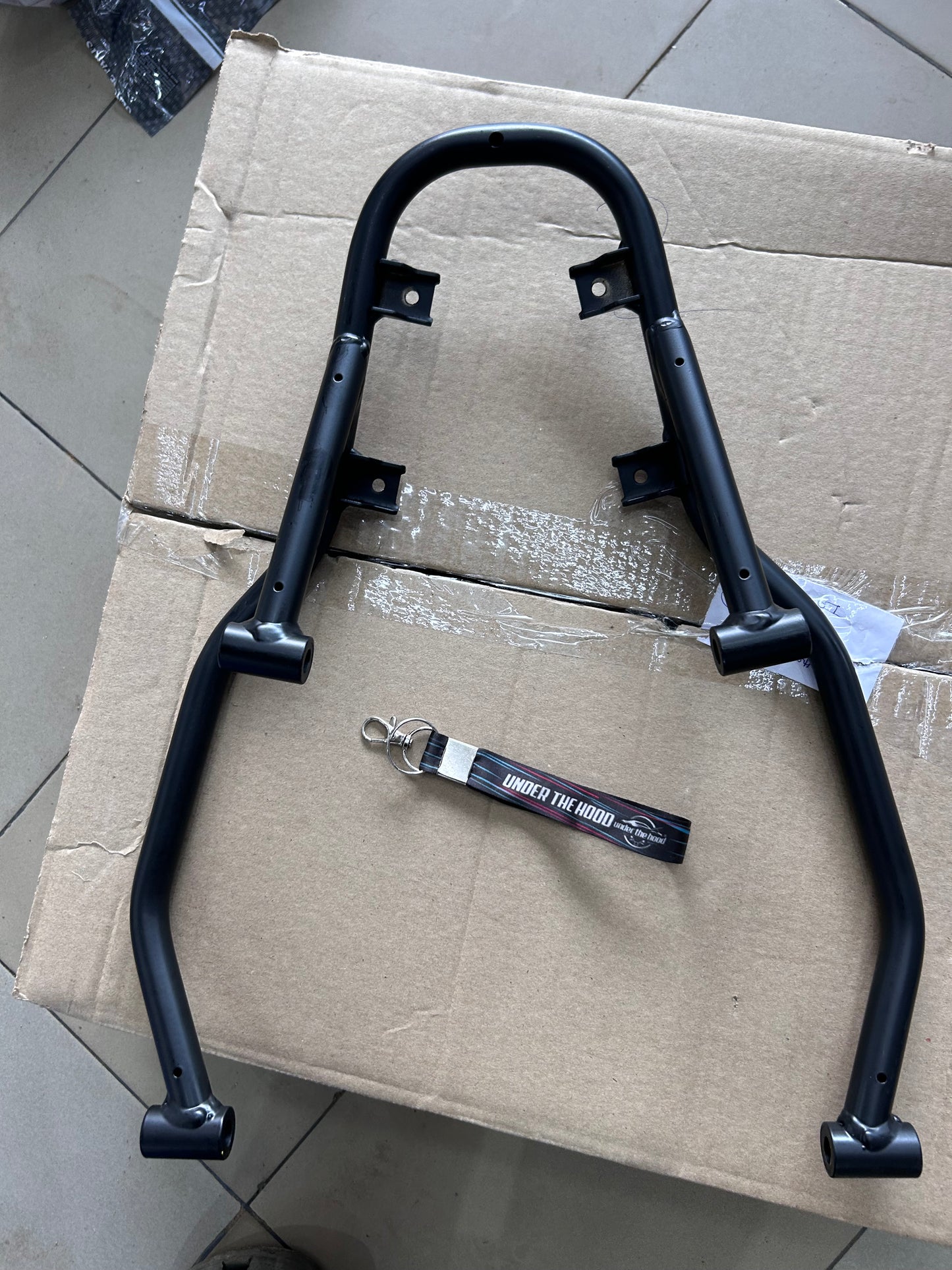 Royal Enfield Himalayan 450 Black Rear Grab Rail Assembly RAU00387/A