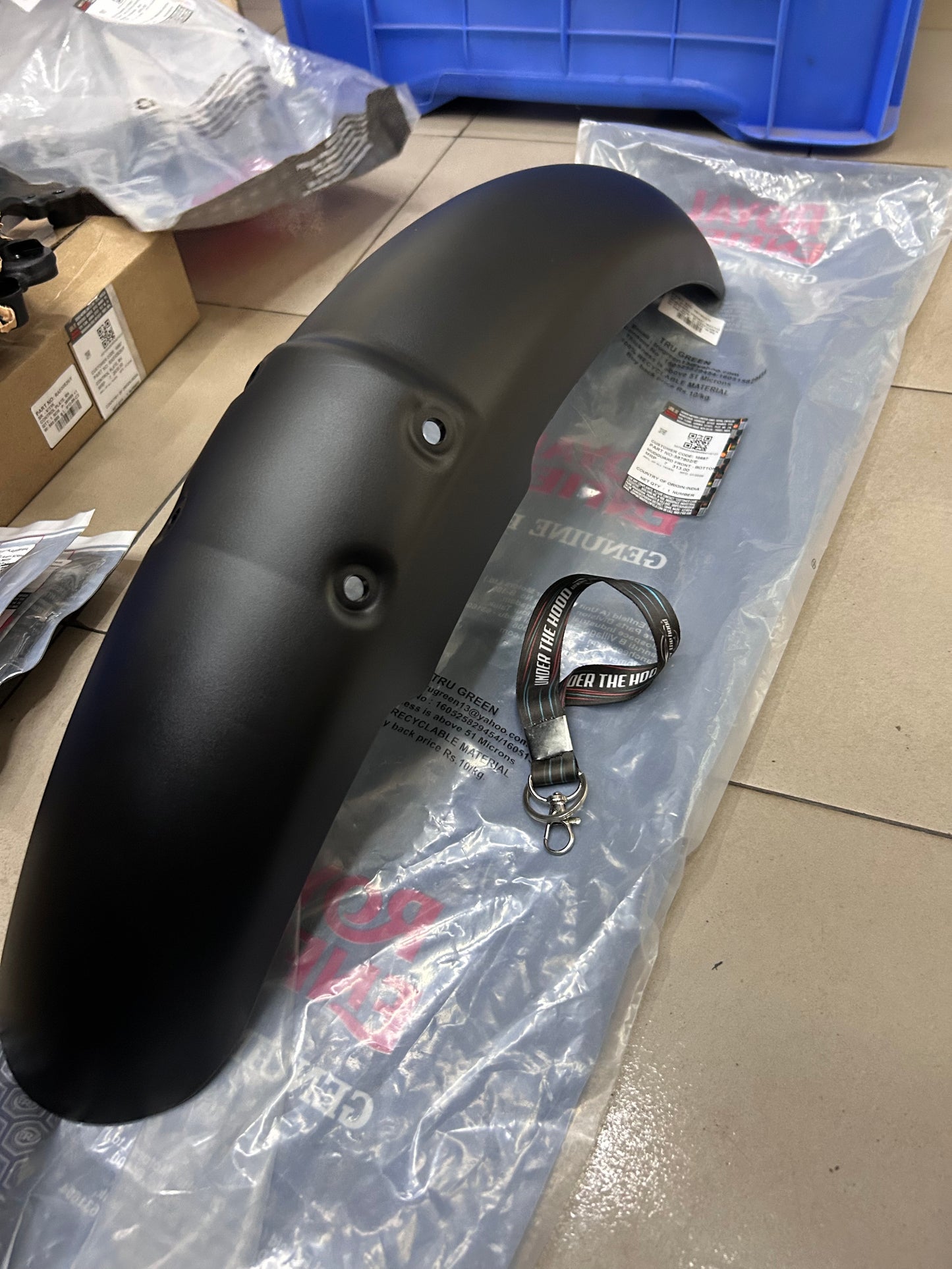Front Mudguard Bottom (Lower Front Fender) for Royal Enfield Himalayan 411 (BS3/BS4/BS6) – 587802/E