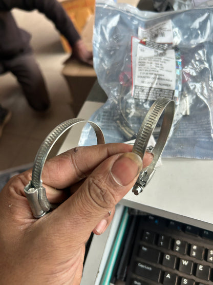 Royal Enfield 500712/B Hose Clip Dia 60 (60mm Jubilee Clamp) | Himalayan 411 Euro 4 (LS410) + Bullet 350/500 UCE, Electra 350 UCE, Thunderbird & Machismo