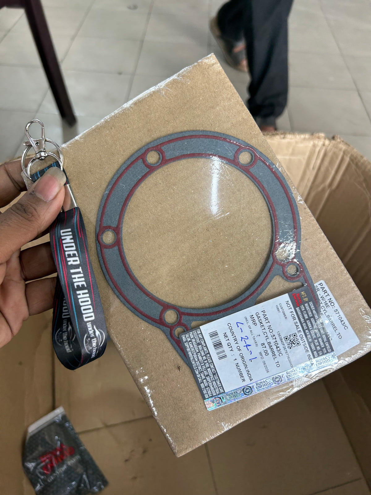 Royal Enfield UCE 500 & Continental GT 535 Cylinder Base Gasket – 571043