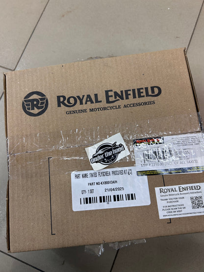 Royal Enfield Tinted Flyscreen KXA00126 — OEM Windshield for Hunter 350(Old Hunter)