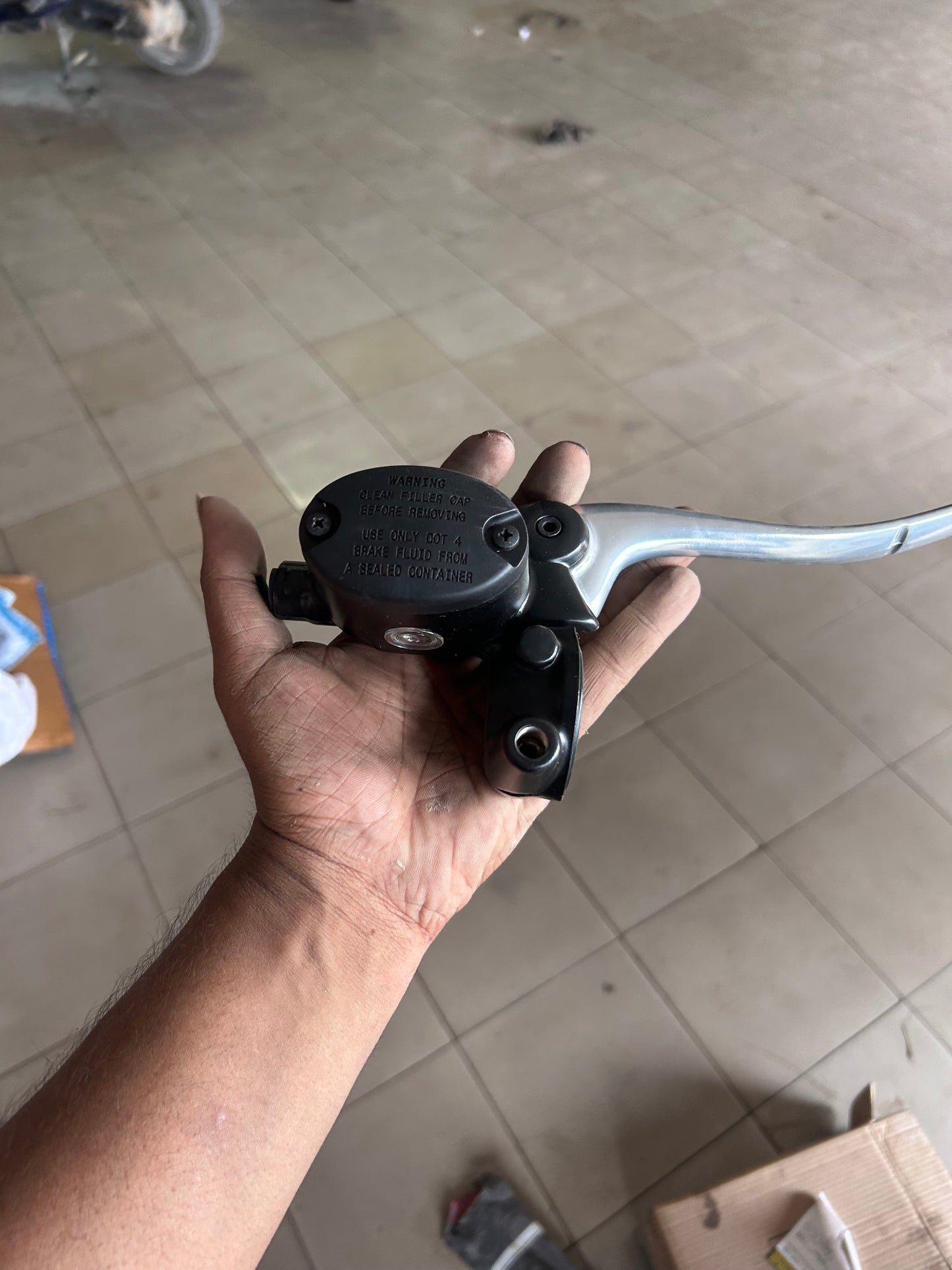 Royal Enfield RAB00355/B Front Master Cylinder Assembly – Polished | Genuine Replacement for Meteor 350 & Classic 350 (2021+)