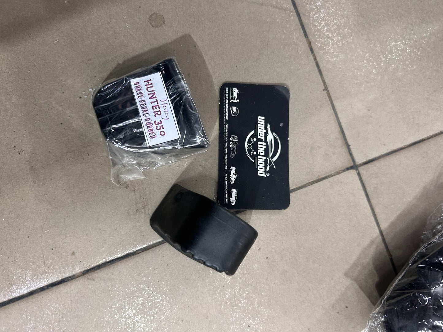 Royal Enfield Hunter 350 Brake Pedal Rubber – Aftermarket Rear Brake Pedal Pad / Brake Lever Rubber Cover