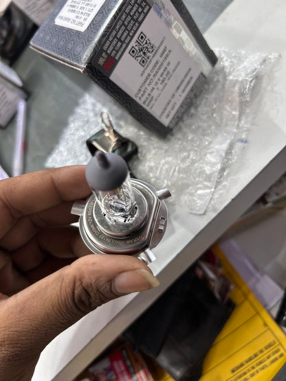 Royal Enfield RAN00199/A – OEM Headlamp Bulb H4 12V 60/55W for Reborn / New Bullet & All Bikes with H4 Socket