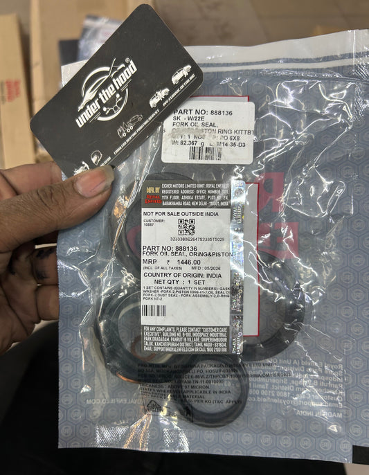 Royal Enfield Front Fork Oil Seal Kit 888136 for Himalayan 411, Continental GT 535, Thunderbird 350 & 500