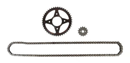Hero Genuine Chain Sprocket Kit (Chain Sprocket Set) for HF Deluxe, Splendor+ & Passion Pro – Part No. 20K1110S