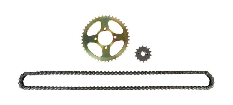 Hero Genuine Chain Sprocket Kit (Y2K) for HF Deluxe & HF Dawn – Part No. 20K111S