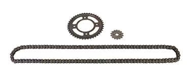 Hero Genuine Chain Sprocket Kit (Chain Kit) for Passion XPro – Part No. 20K450S