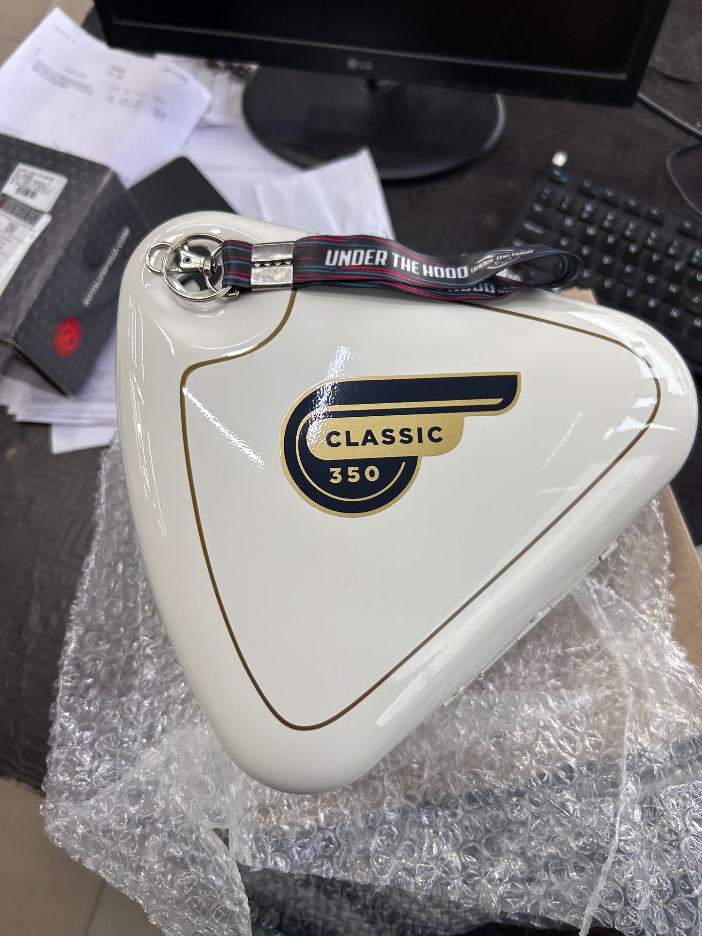 Royal Enfield Tool Box Electrical With Sticker (Side Electrical Box) for Classic 350 UCE – 823070 (Classic Ash / CL350 RVT)