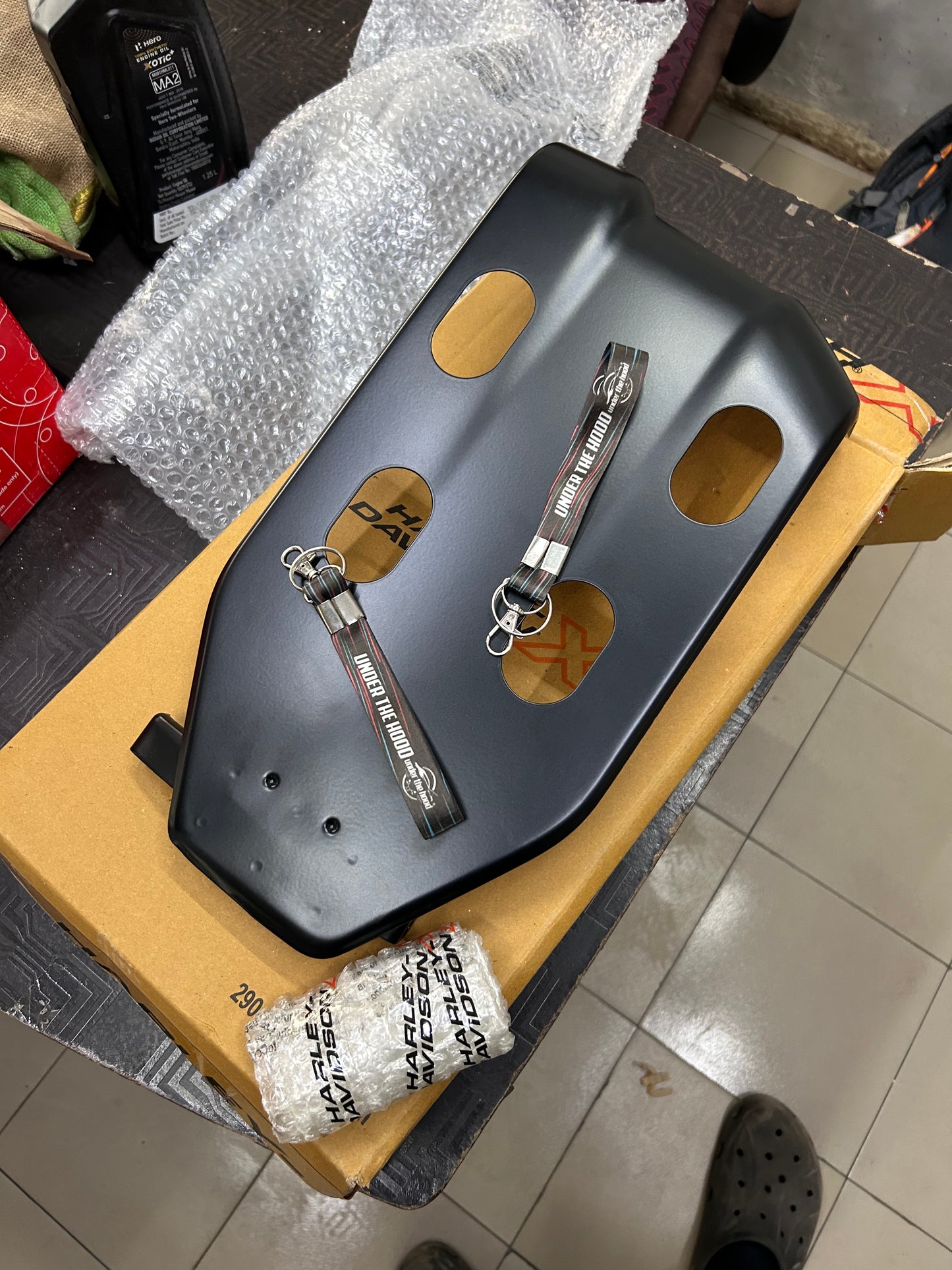 Harley-Davidson X440 / 440X & 440T Genuine Bash Plate (Sump Guard / Skid Plate) Complete Kit – KHDH6430BRAA000GS – Underbody Engine Protection