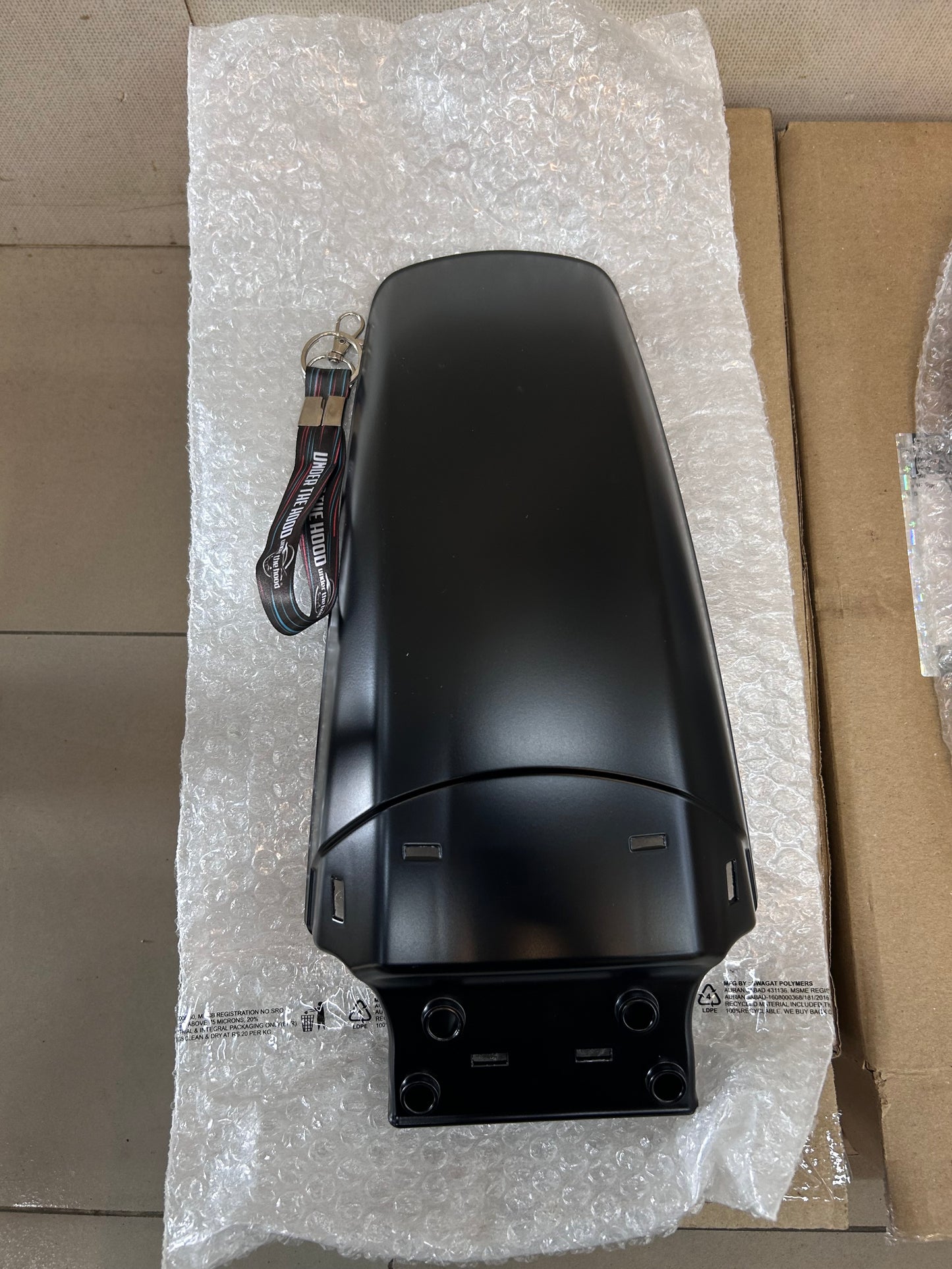 Front Mudguard Top (Upper Fender) – Granite Black / Black for Royal Enfield Himalayan 411 (Euro 5) – 866184