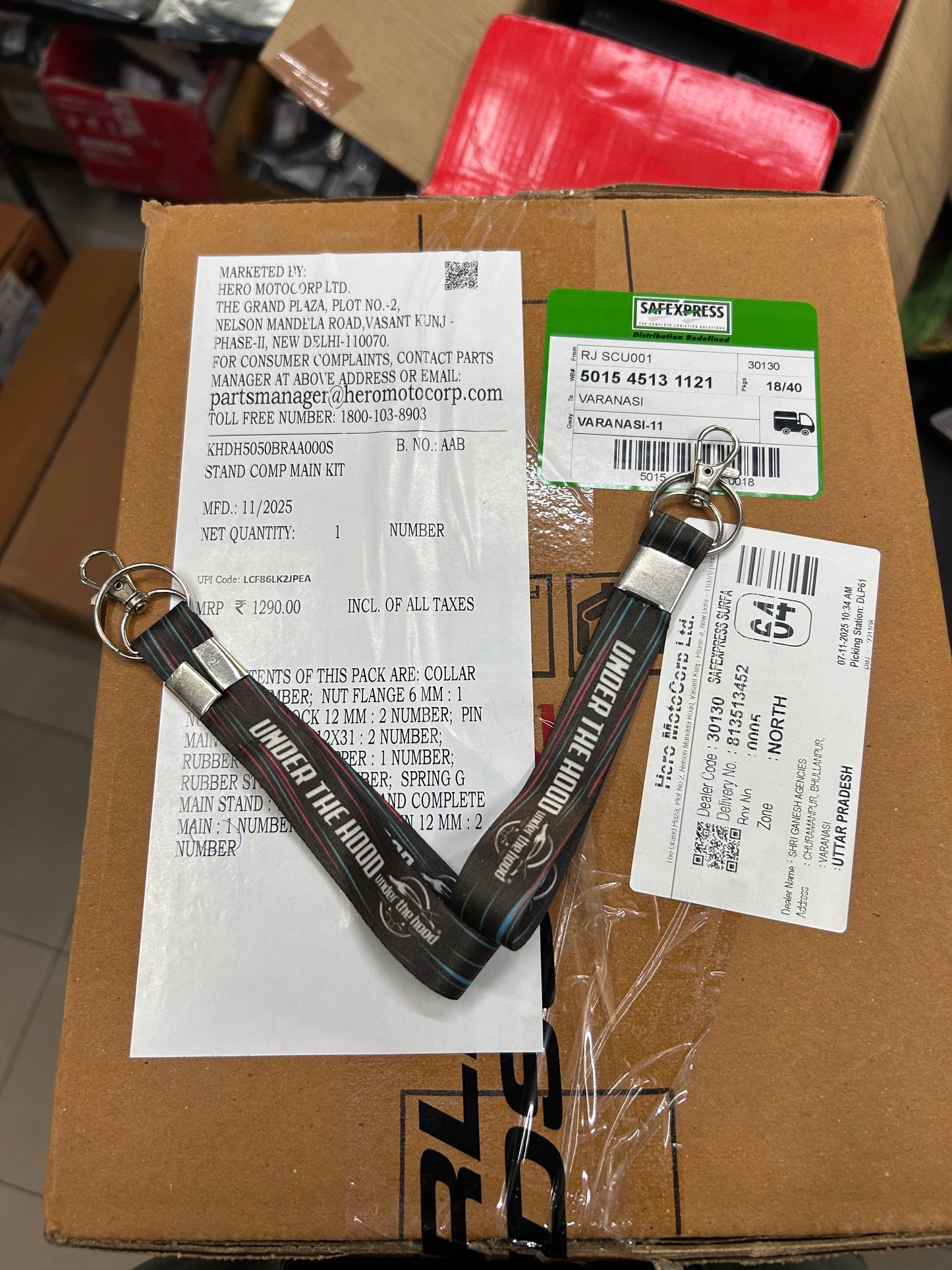 Harley-Davidson X440 / 440X / X440T Genuine Main Stand (Center Stand) Complete Kit – KHDH5050BRAA000S