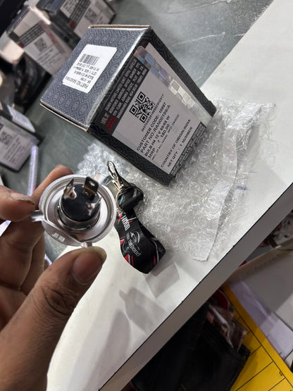 Royal Enfield RAN00199/A – OEM Headlamp Bulb H4 12V 60/55W for Reborn / New Bullet & All Bikes with H4 Socket