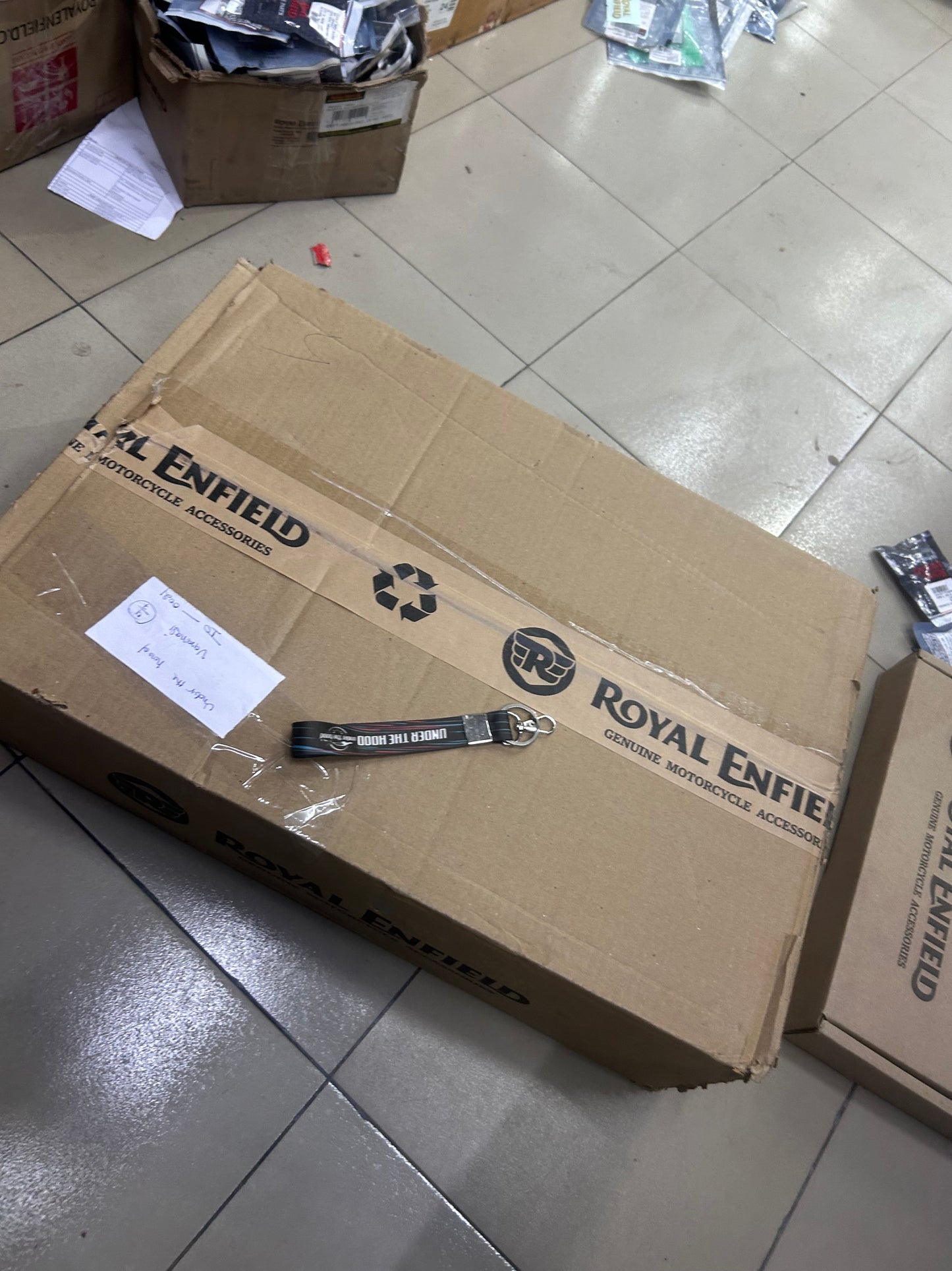 Royal Enfield Black Rear Rack for Guerrilla 450 – KXA00481