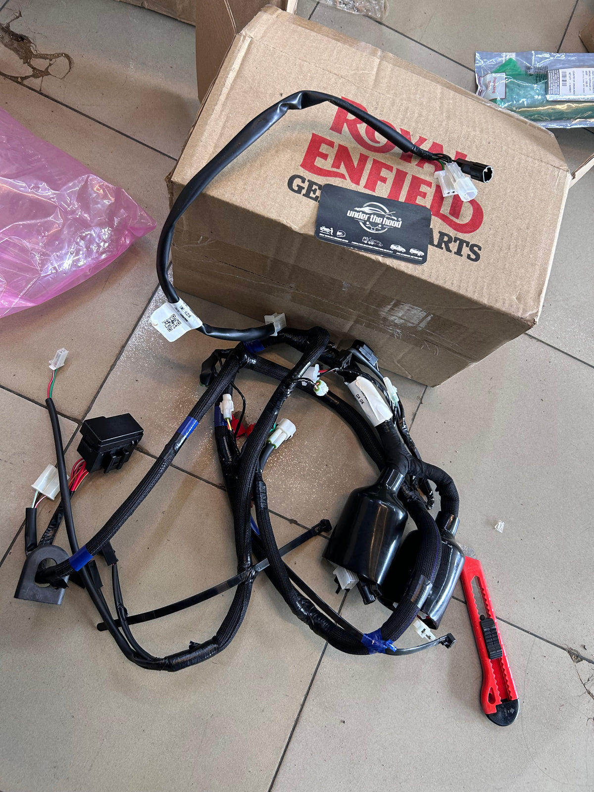 Royal Enfield Thunderbird 350 Main Cable & Tail Light Harness Kit 888315 | BS3 Digital Meter 2014–2015