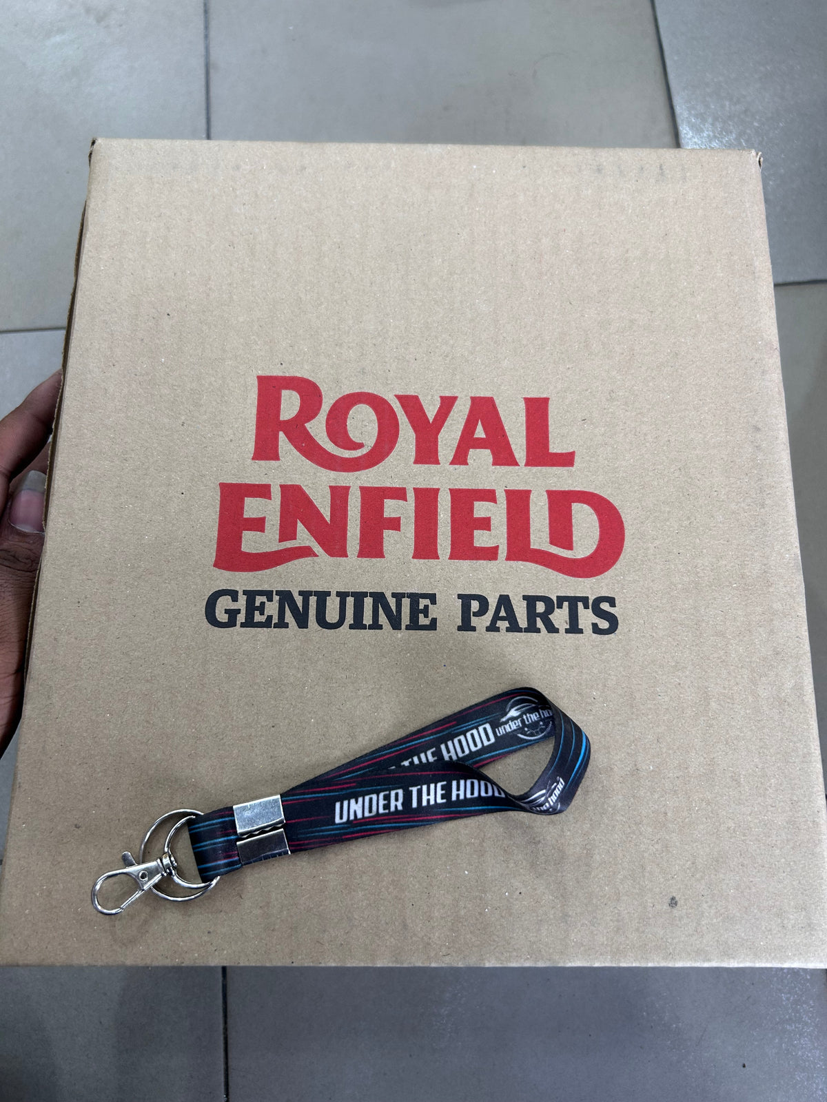 Royal Enfield Meteor 350 Supernova Black LH Outer Cover with Sticker Halcyon Black RAV02810/A